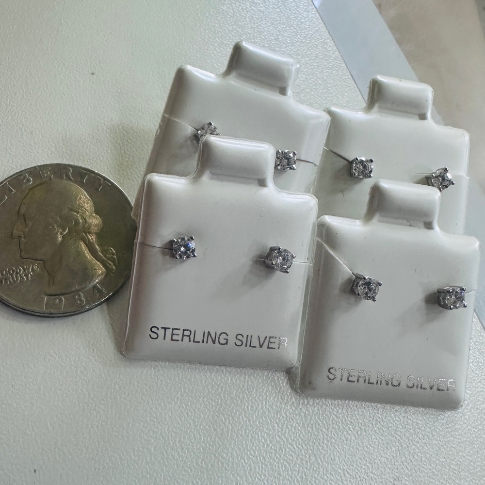 Sterling Silver Stud Earrings